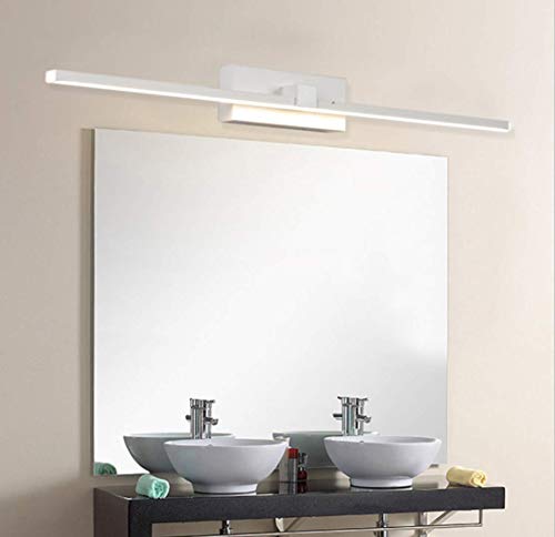 WIVION Mirror Light LED Lampe de Miroir de Salle de Bains pour Mur Étanche IP44 Éclairage de Salle de Bains Armoire en Acier Inoxydable Montage de lumière Blanche sur Le Meuble ou sur,20w/100cm,6200k Cover