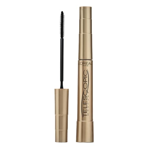 Image of L'Oreal Paris Makeup Original Telescopic Mascara, Separating Mascara Volume and Length Formula, Washable, Black Brown, 0.27 Fl Oz., 1 Count