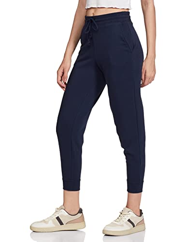 Image of Marks & Spencer Women's Cotton Solid High Rise Regular Fit Jogger
