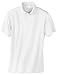 Men's 5.2 oz Hanes STEDMAN Blended Jersey Polo,White, Large