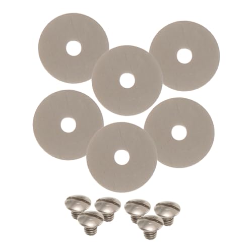 BESPORTBLE 1 Set Replacement Flute Washers Gasket Screw Kit for Secure Instrument Fastening Durable Flute Supplies for Easy Installation