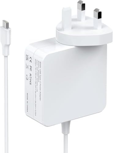 BIUBOTY USB C Laptop Charger 65W Chromebook Charger Compatible with Samsung Chromebook Macbook Pro Air Neo USB Type C Power Supply
