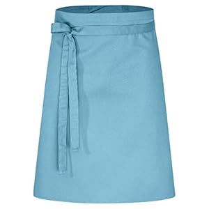 DESERMO Premium Vorbinder Profi-Schürze Himmelblau