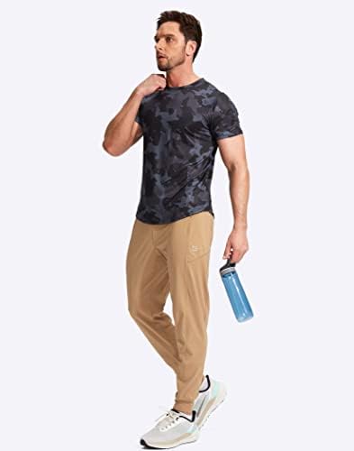 G Gradual Men's Joggers Pants with Zipper Pockets Stretch Athletic Sweatpants for Men Workout Jogging Running