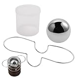 Genérico Bola de enfriamiento de espresso - Bola de enfriamiento reutilizable de metal con soporte - Suministros para cafetería | para bar whisky cocina bebida cócteles camping