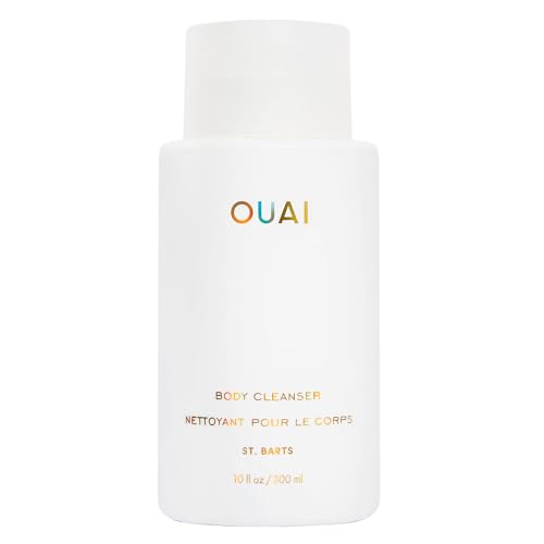 OUAI Body Cleanser, St. Barts – Foaming Body Wash with Jojoba Oil and Rosehip Oil to Hydrate, Nurture, Balance and Soften Skin – Paraben, Phthalate and Sulfate Free Skin Care Products (10 Fl Oz)