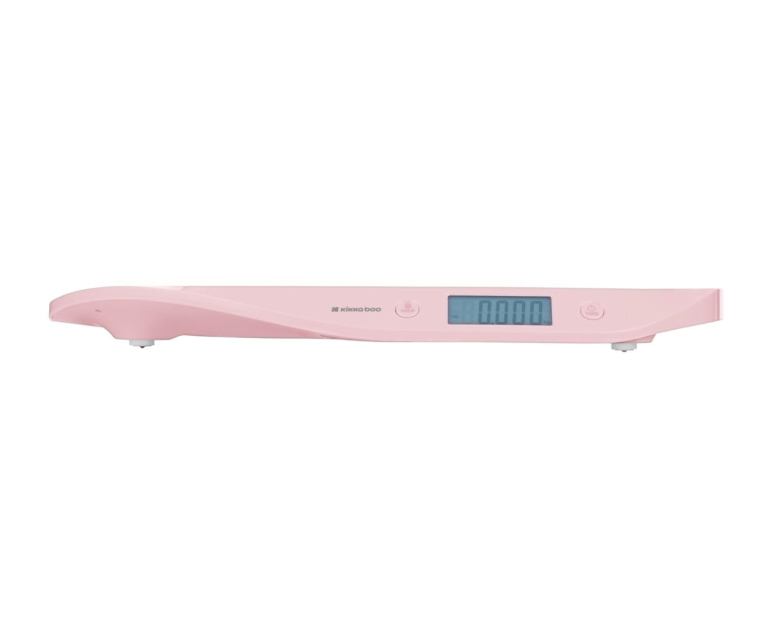 Kikka boo Waga dziecięca Lyra wyświetlacz LCD, taśma miernicza, antypoślizgowe nóżki, funkcja tarowania 20 kg, kolory: różowy