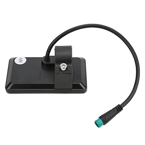 Aramox Display LCD GD01, Display per Bicicletta Elettrica Display LCD GD01 36V 48V Spina Impermeabile a 5 Pin per Manubrio da 22,2 Mm
