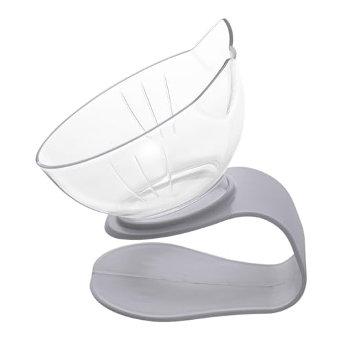 healvian 猫用フードボウル 耐久性プラスチック製 傾斜設計で食べやすい こぼれ防止 便利なペット食器 水入れ兼用 滑り止め付き 素材使用