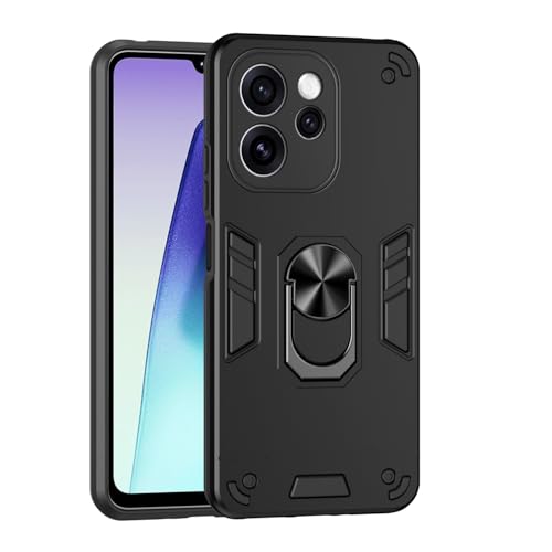 Pzwoxukhov Compatible with Oppo Reno 15 Pro Case,Built-in Mount, Compatible with car Magnetic mounts and Shock-Resistant case Black