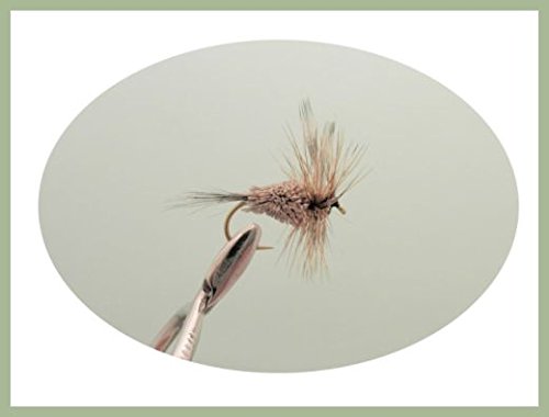 Adams Dry Fly Fishing Flies - Set Of 4 Classic Trout Flies Size 10 By The Fly Fishing Place