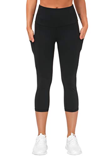 THE GYM PEOPLE Thick High-Waist Capri Leggings with Pockets — view 7