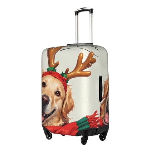 Travel Luggage Cover Christmas Cute Dog Fashion Washable Baggage Suitcase Protector Fit For Luggage Medium2