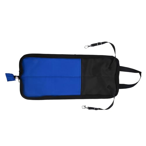 MAYIWO Estojo para bengala, bolsa para baquetas, acessórios para bateria, suporte de baquetas para baquetas para armazenamento, bolsa de pendurar, portátil (azul)