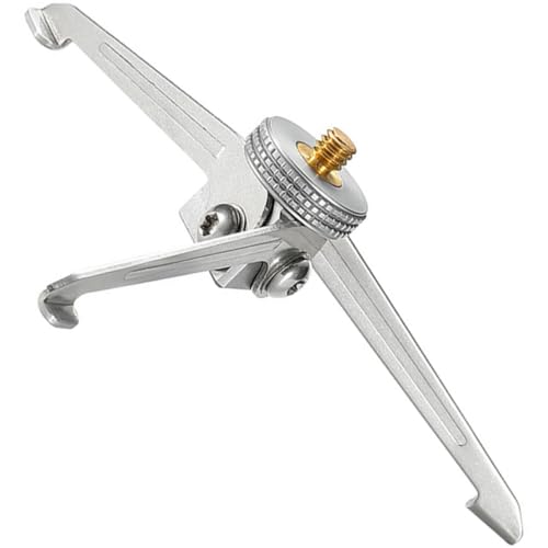 Trepiede Portatile Compatto per Smartphone e Fotocamera Mini per Video e Foto per Campeggio e Esterno e Stabile Facile Trasportare