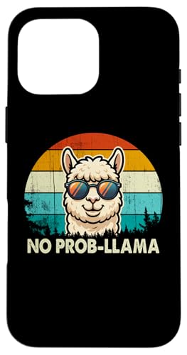 Funny Llama Design For Men Women Kids Llama Alpaca Animal �X�}�z�P�[�X iPhone 16 Pro Max �p
