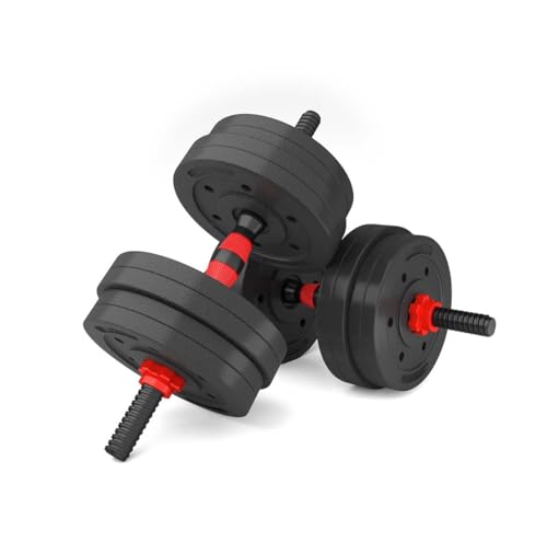 Owiji Set Manubri Palestra Regolabili Componibili Fitness Casa Multifunzione Allenamento Completo 10 Kg Adatto Uomini Donne Allenamento Palestra Completo Versatile - 9