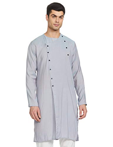 Image of Leriya Fashion Men's Slub Cotton pathan Suit Kurta