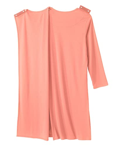 Silverts Open-Back Hospital Gowns for Women – Comfortable, Dignified, Easy Dressing for Seniors & Patients - Embroidered - Image 3