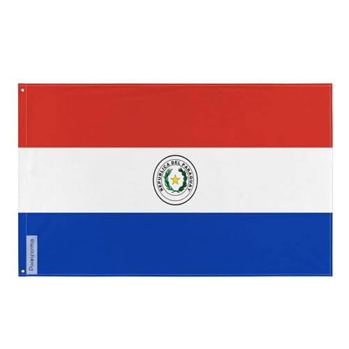 Drapeau du Paraguay Pixelforma de qualité supérieure en tissu résistant