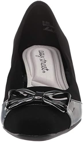 Easy Street womens Pump, Black Suede, 6.5 Narrow US | Image 1