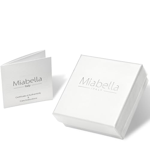 Miabella 925 Sterling Silver Italian 5mm Mesh Link Chain Bracelet for Women, Made in Italy (8 Inches)