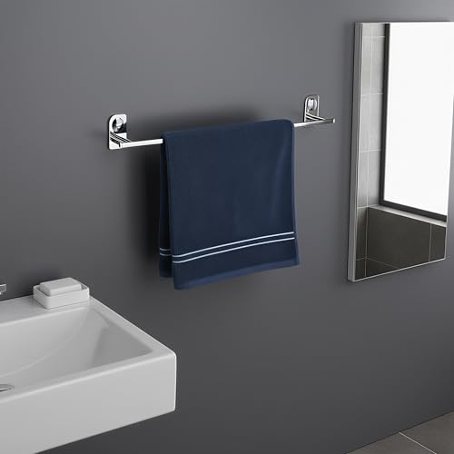 Image of Plantex (Primax) Dream Stainless Steel Towel Hanger for Bathroom /Single Towel Rod /Bar /Bathroom Accessories (24inch) - Chrome - Pack of 1