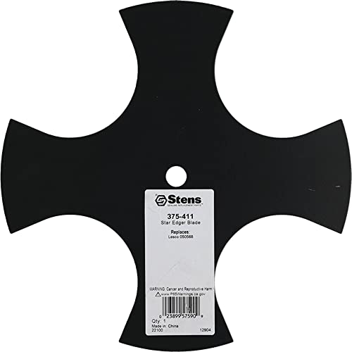 Stens 375-311 Compatible with Star Edger Blade, Lesco 050568, Black