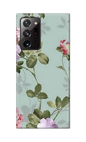 Image of Printed Hard Back Cover Case for Samsung Galaxy Note 20 Ultra 4G | Note 20 Ultra 5G Back Cover (Floral Painting) -1302