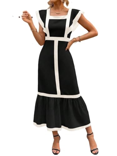 2025 Women Summer Long Maxi Dresses Women High Neck Embroidered Long Dress Fashion Outfits