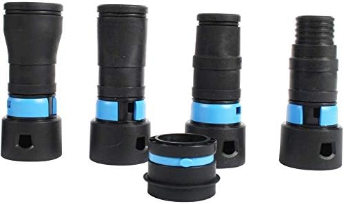 Quick Click 95248 32mm Vacuum Cleaner Power Tool/Sander Dust Extraction Adaptor Set (19-48mm) Compatible with DeWalt, Milwaukee, Festool, Fein, Hitachi, Einhell and Others