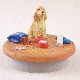 Conversation Concepts Miniature Cocker Spaniel English Blonde Candle Topper Tiny One 