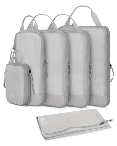 Image of 6 Set Compression Packing Cubes for Suitcases,Luggage,Travel Bag Organizer
