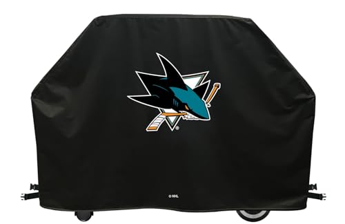 Holland Bar Stool Gc-Sjshar San Jose Sharks Grill Cover - 60 Inch