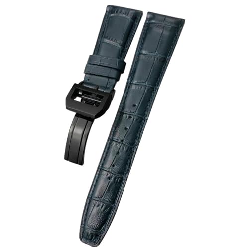 Bracelet de montre en cuir véritable résistant pour pilote 22mm
