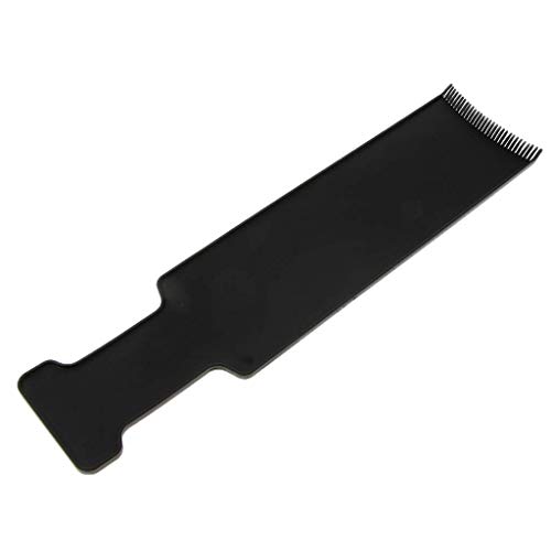 zalati Coloring Dyeing Board, Coloring Highlight Board Dyeing Tint Plate for Barber Shop Hair Tools, black, 35 cm x 8.5 cm - Image 2