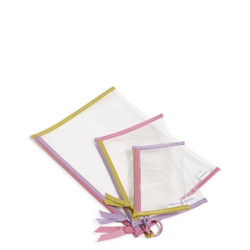 Vera Bradley 3 Pouch Organizer Set, Clear Medley
