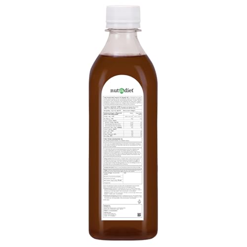 Image of nutndiet Cold Pressed Black Sesame Oil (Gingelly Oil) 500ml PET Bottle | Pure & Natural | Ideal for Cooking, Hair Skin Care & Massage | Nutrient-Rich & Unrefined (Pack of 2)