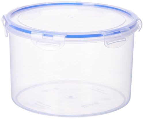 Image of Aristo Lock & Fresh 1020 Plastic Storage Container For Storing grains, pulses, rice, wheat etc Set of 3-3800 ML, Transparent Clear, large (LOCK&FRESH1020) (22(D) x 14.5 CM)