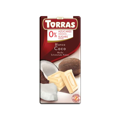 CHOCOLATE BLANCO CON COCO 75 gr
