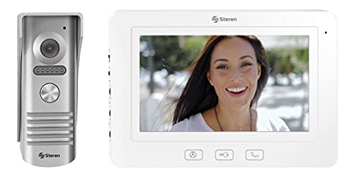 STEREN CCTV-086 TV Portero con Pantalla a Color de 7', Blanco