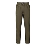 Under Armour Girls Outdoor Pants, Lightweight 4-Way Stretch Fabric & Drawstring Closure, Marine Green Stretch Woven