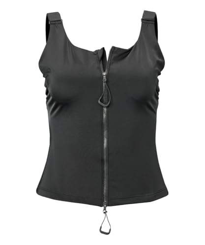 Women's Zip Front Adaptive Swim Tankini