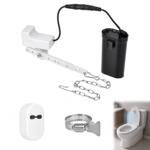 Automatic Toilet Flusher for Side, Front & Angled Mount Flapper Toilets