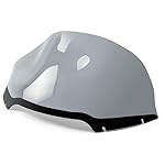 BURANIFUSION-14-Front-Windshield-Wind-Splitter-Smoke-Fits-CVO-SmokeTinted-Hard-Coated-PolycarbonateSimple-InstallationFast-deliveryFree-Return-and-Exchange