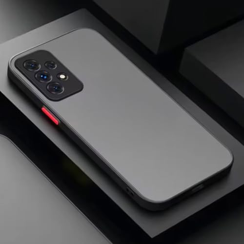 Capa Tpu Translúcida Fosca para Samsung Galaxy A36 A06 (Preto, Ga...