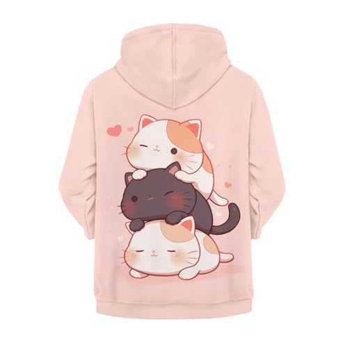 WELLFLYHOM Zip Up Hoodies 6-16 Girls Graphic Sweatshirt Long Sleeve Hoodie Sweater Shirts Jacket for Sports Casual Wear4