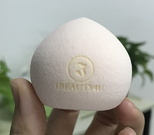 IBEAUTY4U Latex Free Soft Marshmallow Pink Foundation Blender Makeup Sponge - Image 2
