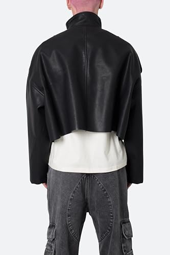 mnml Men's Pu Cropped M65 Jacket4