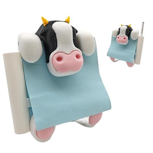 Porte-notes collant vache pop-up et son support stylo intégré - 5